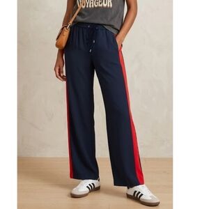 Anthropologie Second Female Lany Striped Track Trousers Size Small